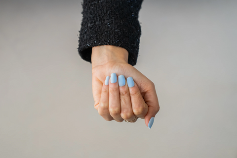 Press-On Nails Bleu coton