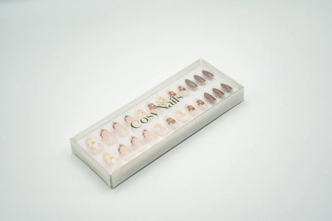 Press-On Nails Bouquet perlé