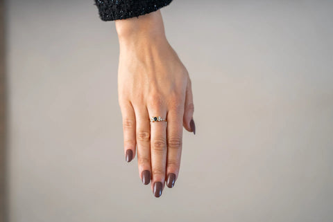 Press-On Nails Brun prune