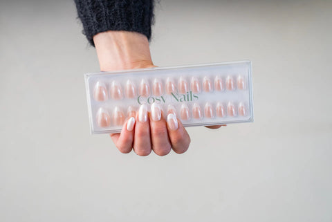 Press-On Nails French éclat de soie