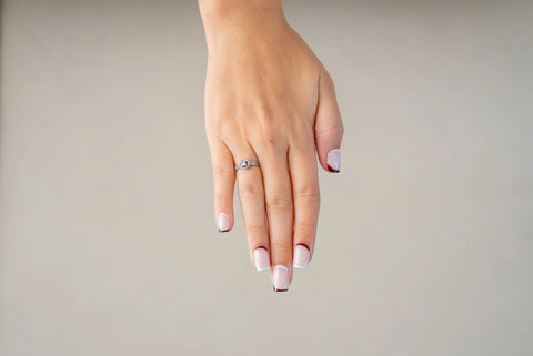 Press-On Nails French éclipse