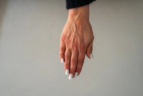 Press-On Nails Ivoire nacré