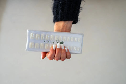 Press-On Nails Ivoire nacré