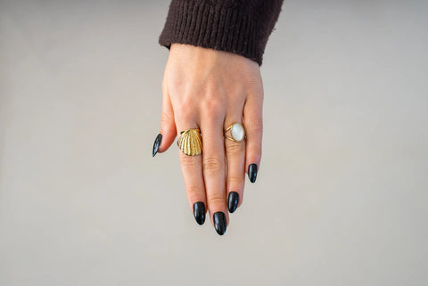 Press-On Nails Noir saphir