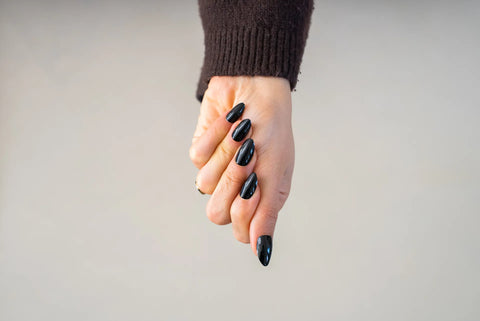 Press-On Nails Noir saphir