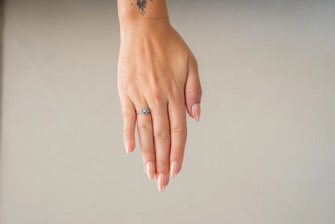 Press-On Nails Perle de nacre nude