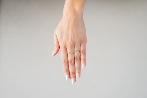 Press-On Nails Perle de nacre rosé