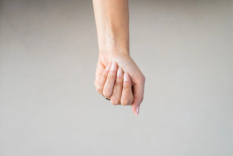 Press-On Nails Perle de nacre rosé