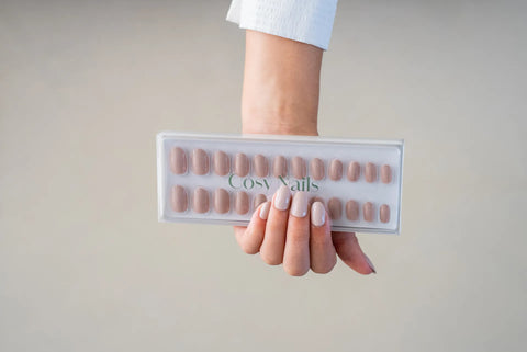 Press-On Nails Rose latté