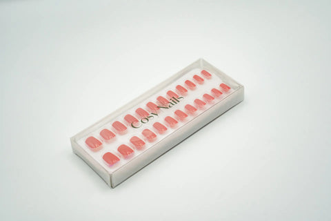 Press-On Nails Rouge coquelicot
