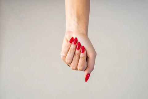 Press-On Nails Rouge impérial