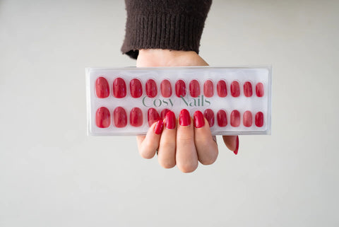 Press-On Nails Rouge ruby
