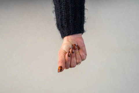 Press-On Nails Turtle clay