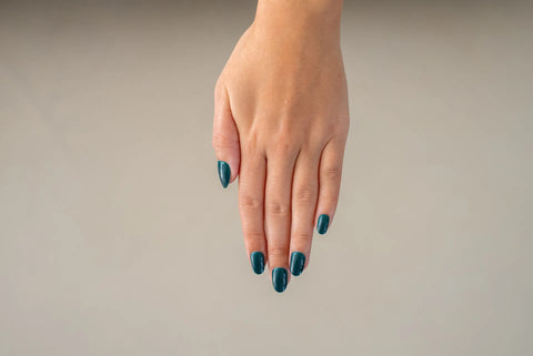 Press-On Nails Vert émeraude